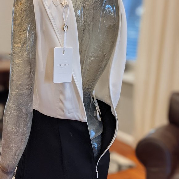 Ted Baker London Matilda Ring Detail  Wide Leg Jumpsuit Size 3 = 8-10 Nw… - Picture 9 of 11